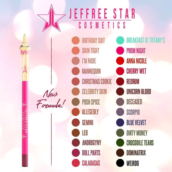 *SOLD* Jeffree Star “Unicorn Blood" Velour Lip Liner (NIB) - Picture 10 of 10